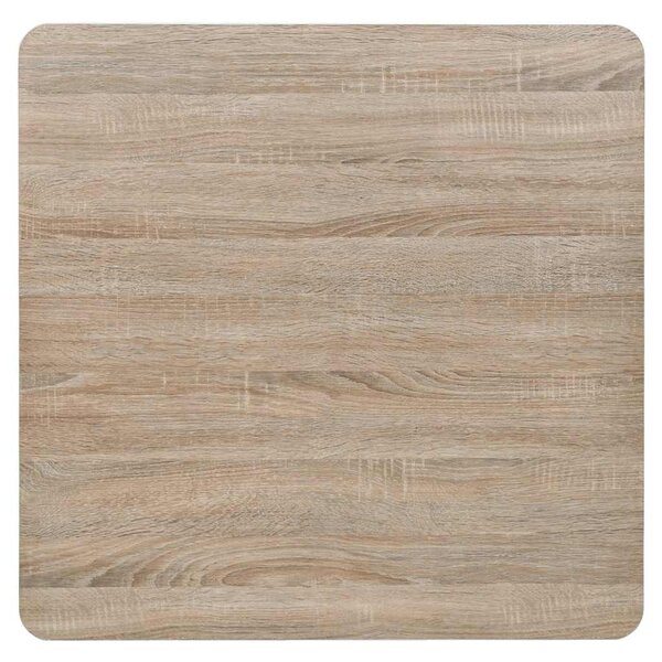 Bistro stolek MDF a ocel čtvercový 80 x 80 x 75 cm 245614
