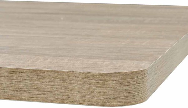Bistro stolek MDF a ocel čtvercový 80 x 80 x 75 cm 245614