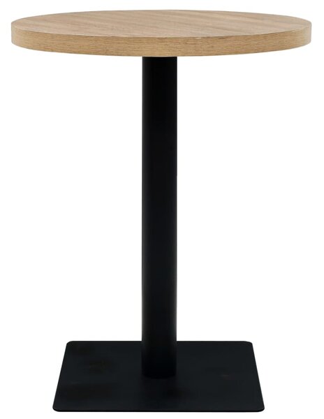 Bistro stůl MDF a ocel kulatý 60 x 75 cm 245612