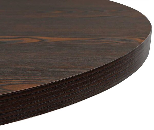 Bistro stůl MDF a ocel kulatý 80 x 75 cm 245610