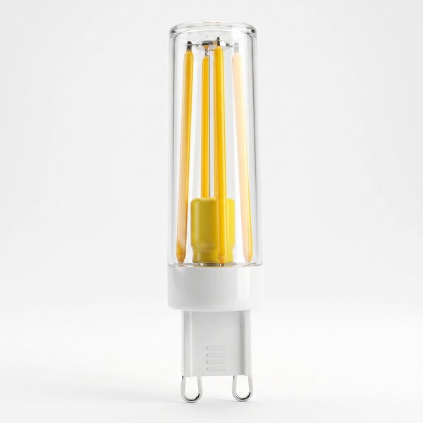 Bílá LED žárovka G9 6 W, 900 lm, 3000 K – teplá bílá, IP20, 18 × 73 mm