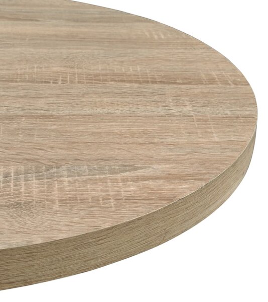 Bistro stůl MDF a ocel kulatý 60 x 75 cm 245612