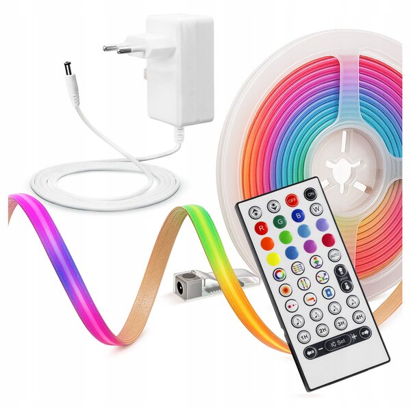Bílý LED pásek 24 V, 5 m