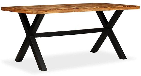 Jídelní stůl z masivního dřeva akácie a mangovníku 180x90x76 cm 245640