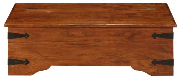 Konferenční stolek akácie s medovým povrchem 110 x 55 x 35 cm 245654