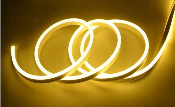 LED pásek 230 V, 8 W, neutrální bílá, IP68, 7 × 14 mm