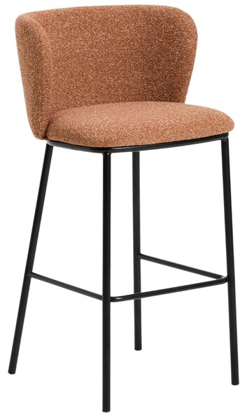 Kave Home Terakotová barová židle Ciselia 75 cm