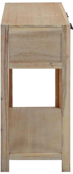 Konzolový stolek 82 x 33 x 73 cm masivní akáciové dřevo 245684