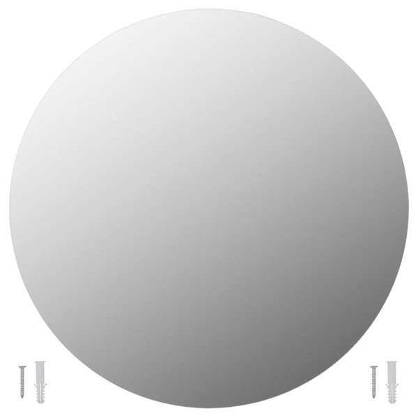 Nástěnné zrcadlo 60 cm kulaté sklo 245704
