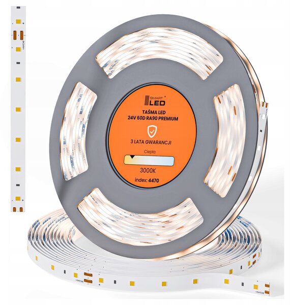Bílý LED pásek 24 V, 3000 K, 1 m – teplá bílá