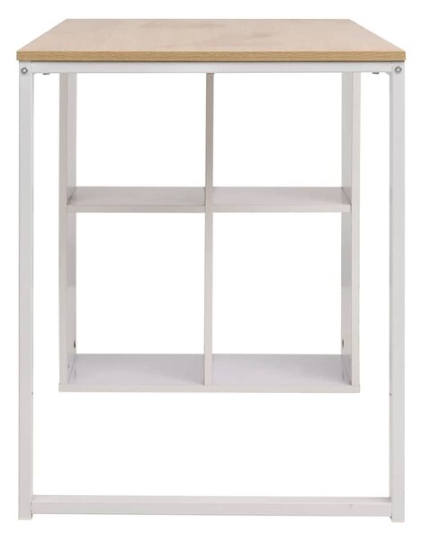 Psací stůl 120 x 60 x 75 cm dub a bílý 245720
