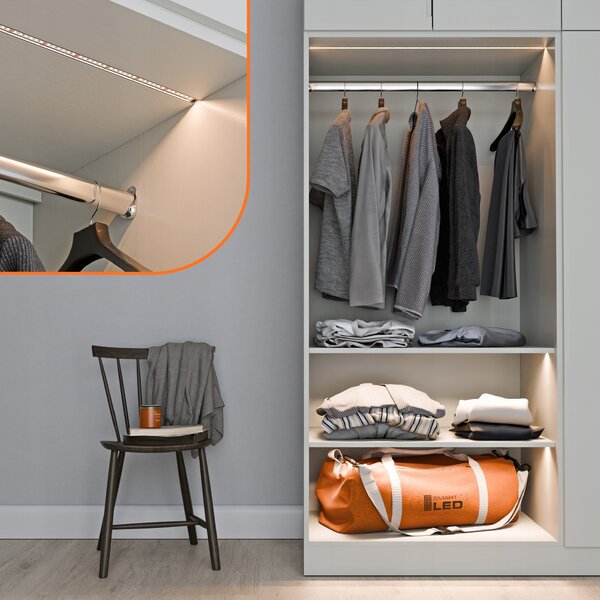 Bílý LED pásek 24 V, 4000 K, 1 m – neutrální bílá