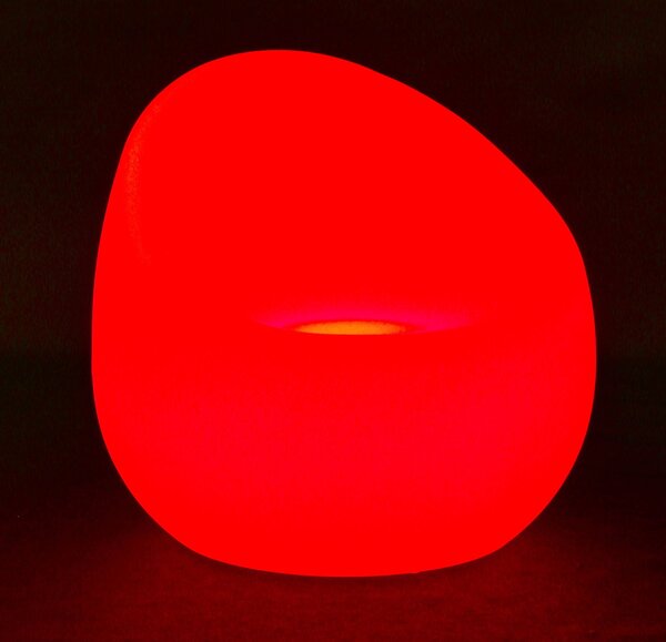 LED svítící křeslo, 70 x 74 cm