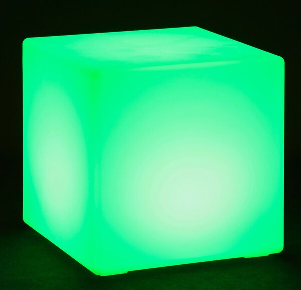 LED svítící stolek/taburet, 60 x 60 x 60 cm