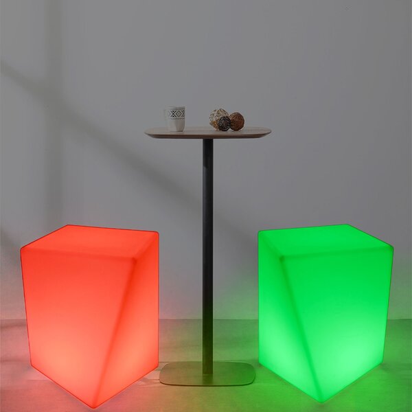LED svítící taburet, 42 x 120 x 44 cm