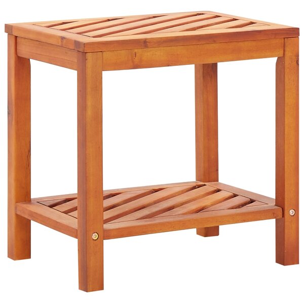 Odkládací stolek z masivního akáciového dřeva 45 x 33 x 45 cm