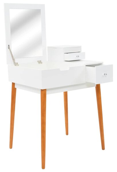 Toaletní stolek se zrcadlem MDF 60 x 50 x 86 cm 245752