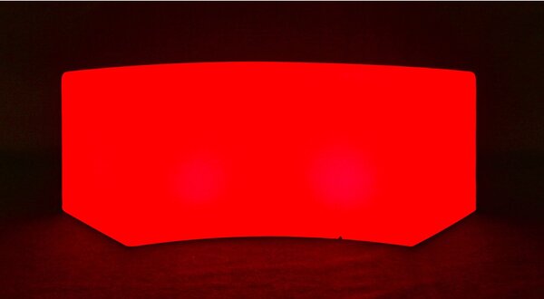 LED svítící taburet, 42 x 120 x 44 cm