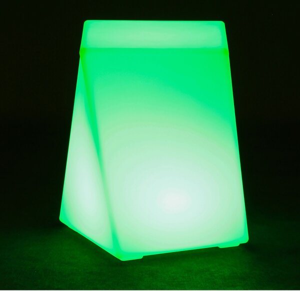 LED svítící stolek/taburet, 50 x 42 cm