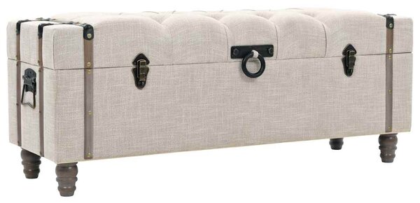 Sada úložných lavic 3 kusy masivní dřevo a ocel 112x37x45 cm 245762