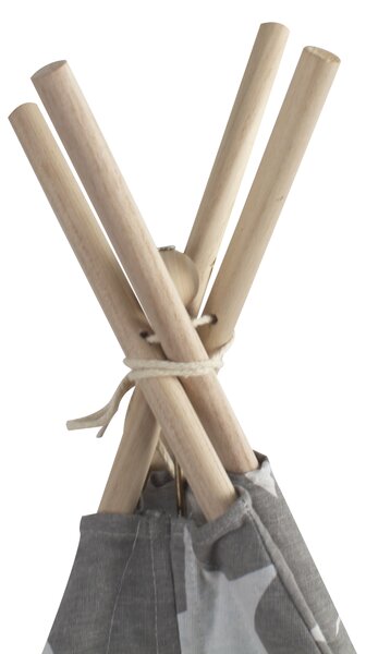 Aga4Kids Dětské Teepee Hvězdy Šedomodré