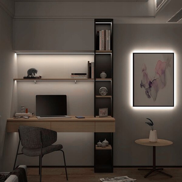 Bílý LED pásek 24 V, 13 W, 1430 lm, 1 m – studená bílá