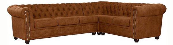 Rohová sedací souprava Chesterfield Oxford XL