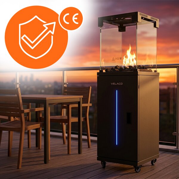 BPS-koupelny Plynový terasový ohřívač SOLE-LED