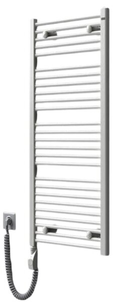 BPS-koupelny Elektrický koupelnový radiátor Thermos E 1DR-02, připojení typ 02, 50x54 cm, bílá RAL 9016