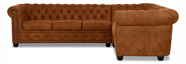 Rohová sedací souprava Chesterfield Oxford XL