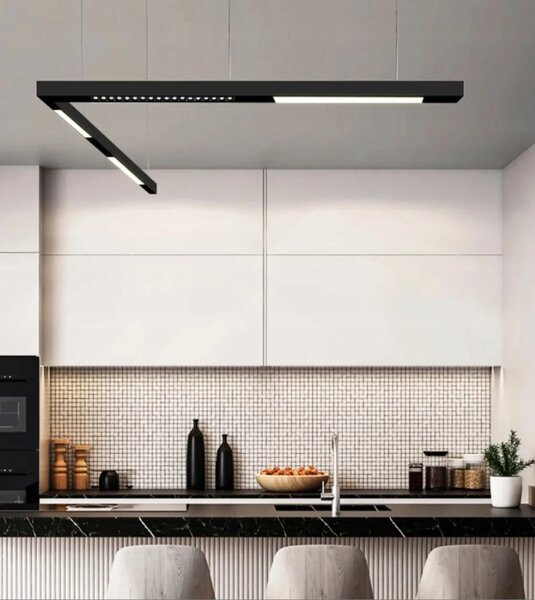 Lištové LED svítidlo 20 W, 4000 K, 1800 lm, neutrální bílá, IP20, CRI 90, 31,5 × 30 × 2 cm
