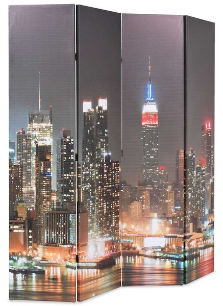 Skládací paraván 160 x 170 cm New York by Night 245862