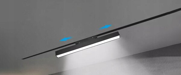 Lištové LED svítidlo 20 W, 4000 K, 1800 lm, neutrální bílá, IP20, CRI 90, 31,5 × 30 × 2 cm