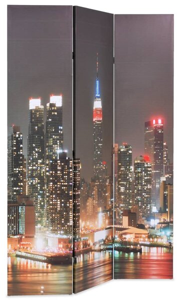 Skládací paraván 120 x 170 cm New York by Night 245861