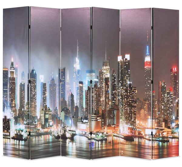 Skládací paraván 228 x 170 cm New York by Night 245864