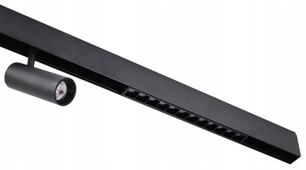 Lištové LED svítidlo 12 W, 3000 K, 1080 lm, teplá bílá, IP20, CRI 90, 2 × 22 × 2 cm