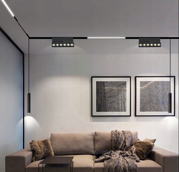 Lištové LED svítidlo 24 W, 4000 K, 2160 lm, neutrální bílá, IP20, CRI 90, 8,5 × 44 × 2 cm