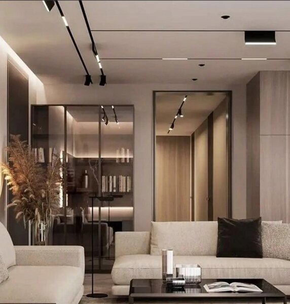 Lištové LED svítidlo 24 W, 4000 K, 2160 lm, neutrální bílá, IP20, CRI 90, 8,5 × 44 × 2 cm