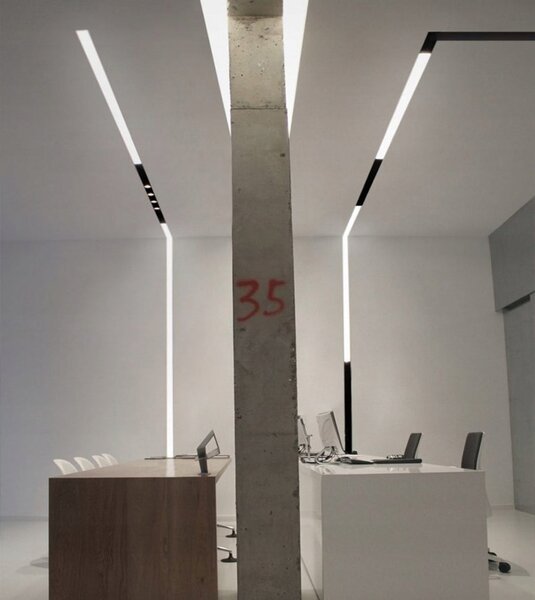 Lištové LED svítidlo 20 W, 4000 K, 1800 lm, neutrální bílá, IP20, CRI 90, 31,5 × 30 × 2 cm