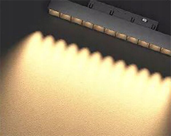 Lištový LED reflektor 12 W, 3000 K, 1080 lm, teplá bílá, IP20, CRI 90, Ø 4,5 cm