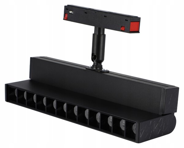 Lištové LED svítidlo 12 W, 3000 K, 1080 lm, teplá bílá, IP20, CRI 90, 13,5 × 22,5 × 2 cm