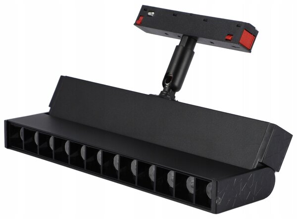 Lištové LED svítidlo 12 W, 3000 K, 1080 lm, teplá bílá, IP20, CRI 90, 13,5 × 22,5 × 2 cm