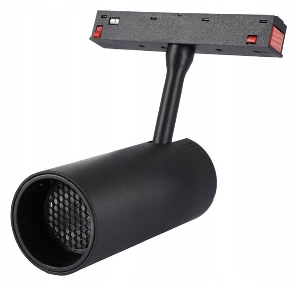 Lištový LED reflektor 12 W, 3000 K, 1080 lm, teplá bílá, IP20, CRI 90, Ø 4,5 cm