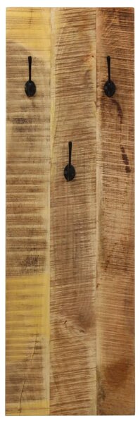 Nástěnný věšák 2 ks masivní mangovníkové dřevo 36 x 110 x 3 cm 246025