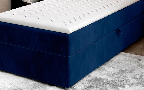 Eltap Čalouněná postel Rivia s úložným prostorem Materiál a barva potahu: Monolith 37 - tmavě zelená, Rozměr: 90x200