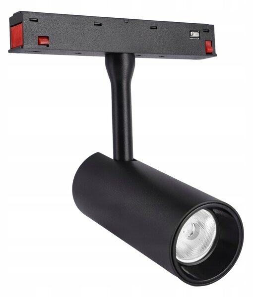 Lištový LED reflektor 12 W, 4000 K, 1080 lm, neutrální bílá, IP20, CRI 90, Ø 4,5 cm