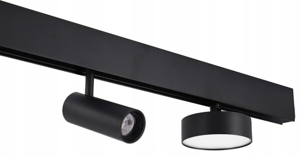 Lištový LED reflektor 12 W, 3000 K, 1080 lm, teplá bílá, IP20, CRI 90, Ø 9 cm