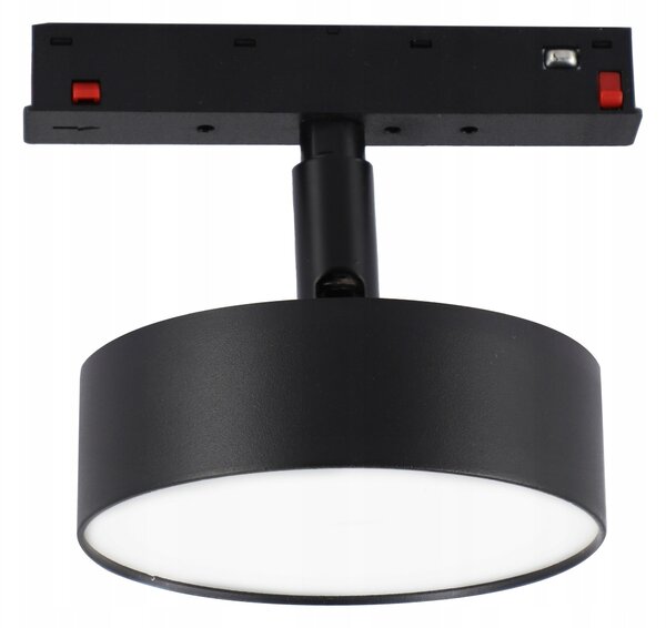 Lištový LED reflektor 12 W, 3000 K, 1080 lm, teplá bílá, IP20, CRI 90, Ø 9 cm