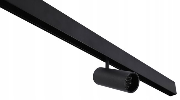 Lištový LED reflektor 12 W, 3000 K, 1080 lm, teplá bílá, IP20, CRI 90, Ø 4,5 cm