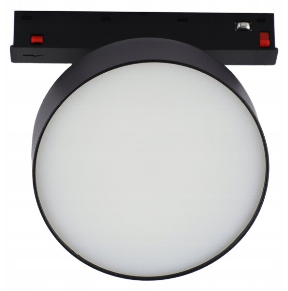 Lištový LED reflektor 12 W, 3000 K, 1080 lm, teplá bílá, IP20, CRI 90, Ø 9 cm